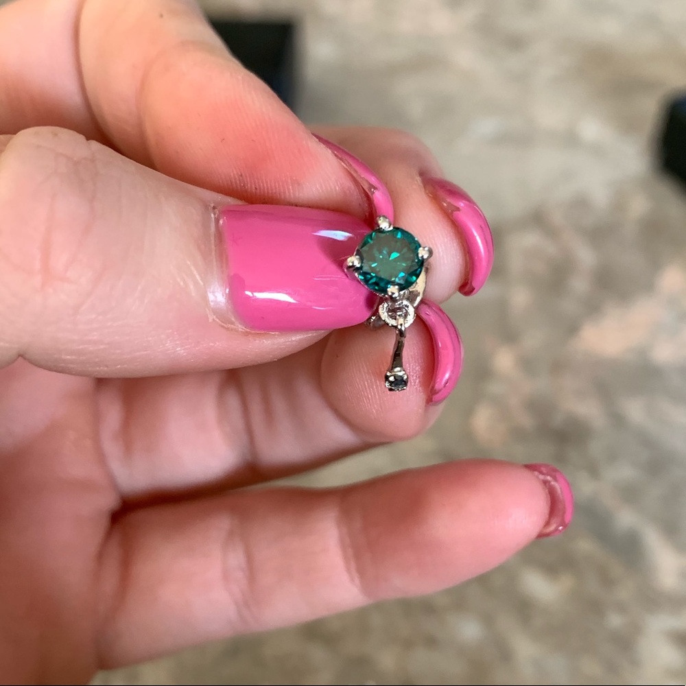 Green Moissanite Earrings